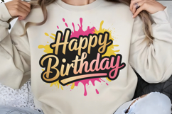 Happy Birthday Sublimation PNG Product Image 1