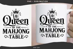 Mahjong quote png design for T-shirts Product Image 2