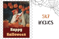 Happy Halloween Greeting Card, Happy Halloween Wall Art Product Image 3