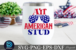 All American stud SVG, 4th of July SVG Bundle Product Image 1