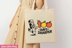 100 DAYS SHARPER PNG, 100 Days Of School Sublimat Product Image 3