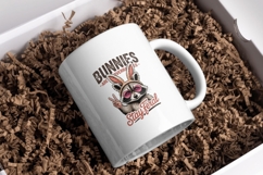 Funny Easter Bunny &amp; Raccoon PNG Product Image 3
