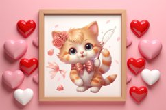 Adorable Animals Cupid Valentine Clipart sublimation Product Image 3