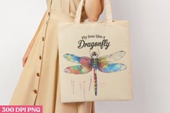Fly free like a dragonfly PNG, Retro Dragonfly Sublimation P Product Image 2