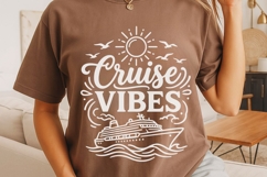Cruise Vibes Svg, Cruise Ship Svg, Family Cruise Svg. Product Image 4