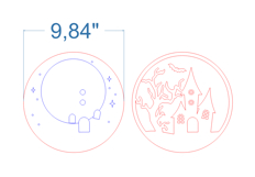 Halloween Castle SVG laser cut file for Glowforge Product Image 3