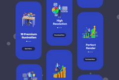 Financial Growth 3D Illustration Pack Product Image 3