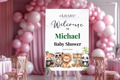 Baby Shower Welcome Sign Template 177 Product Image 3