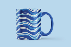 Aqua Vertical Waves Digital Paper Product Image 3