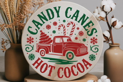 Christmas Round Sign Svg Bundle Product Image 4