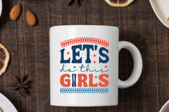 Let's Do This Girls Baseball SVG | Baseball T-Shirt Product Image 3