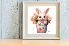 Easter Coffee Cup Sublimation Clipart, Watercolor Clipart Product Image 3