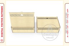 Box Organizer v23 - laser cut file - Glowforge ready SVG Product Image 3