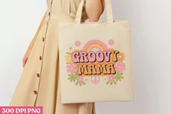 Groovy mama PNG, Mom Mama Mother Day PNG Product Image 1