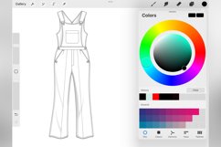 100 Procreate Overalls Stamp Brushes Product Image 5