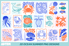 Ocean Clipart | Sea Animals PNG | Hand Drawn Underwater Product Image 1