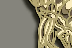 Horse multilayer Svg/Indian Horse/3D Layered Cut File Product Image 4