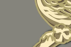 Colibri multilayer Svg/Colibri Plywood Cut/3d Colibri bird Product Image 3