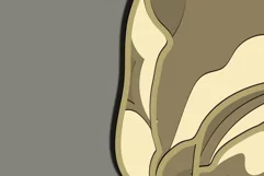 Pug Dog Multilayer Svg/3d Layered Dog/Pug Dog Plywood cut Product Image 2