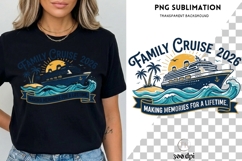 Family Cruise 2026 PNG Sublimation | Cruise Vacation Shirt Product Image 3