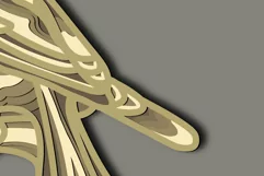 Colibri multilayer Svg/Colibri Plywood Cut/3d Colibri bird Product Image 4
