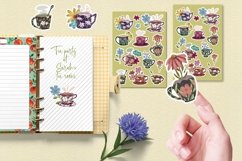 Chic tea art sticker pack Product Image 3