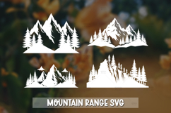 25 Majestic Mountains SVG - Nature Landscape Cut File Product Image 3