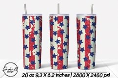 Patriotic designs, 20 oz skinny tumbler Product Image 1
