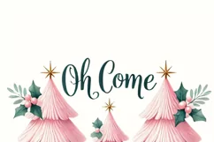 Christmas Jesus PNG | "Oh Come Let Us Adore Him" Religious Product Image 2