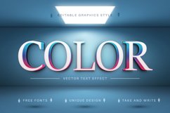 Stone Two Color - Editable Text Effect, Font Style Product Image 2