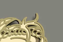 Horse multilayer Svg/Indian Horse/3D Layered Cut File Product Image 8