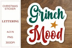 Christmas Sticker | Retro PNG | Printable Sticker Product Image 1