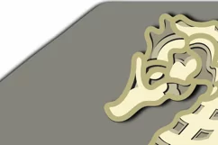 Sea Horse multilayer Svg/3d layered Horse/Paper/Laser Cut Product Image 9