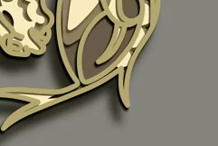 Horse multilayer Svg/Indian Horse/3D Layered Cut File Product Image 7