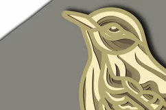 Colibri multilayer Svg/Colibri Plywood Cut/3d Colibri bird Product Image 8