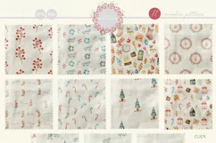 New year and Christmas watercolor , clipart tiger 2022 Product Image 4