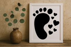 Baby Footprints SVG Product Image 2