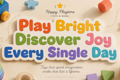 Cutepunch Font: A Bold, Bubbly Cute Font for Playful Designs Product Image 5