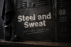 Northslash: A Bold Distressed Font With Cracked Grunge Chara Product Image 6