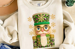 Glitter Christmas Nutcracker Sublimation, Christmas Png Product Image 3
