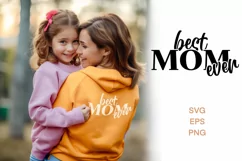 Best mom ever svg, best mom png, boy mama svg Product Image 1