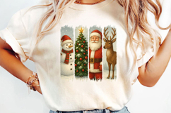 Santa Snowman Reindeer Christmas Sublimation, Christmas Png Product Image 2
