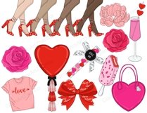 Be Mine CLIPART Love Heart Graphics for Planner PNG Product Image 5