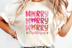 Cute Pink Bow Christmas Sublimation, Christmas Png Product Image 3