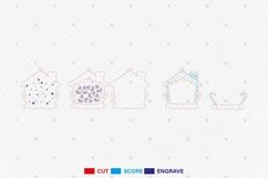 Personalized Gingerbread House Ornament SVG Product Image 2