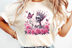 Drama Queen Sublimation, Funny Skeleton Png Product Image 3