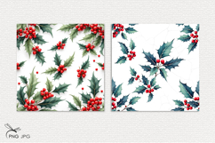 Christmas digital paper, background clipart Product Image 3