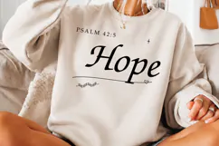 Hope Still Rises Christian Faith PNG, Psalm 42:5 Hope Bible Product Image 3