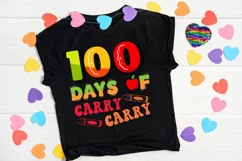 100 days of carry carry SVG Design, 100 day of school S Product Image 3