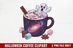 Halloween Coffee Clipart Sublimation Bundle Product Image 4
